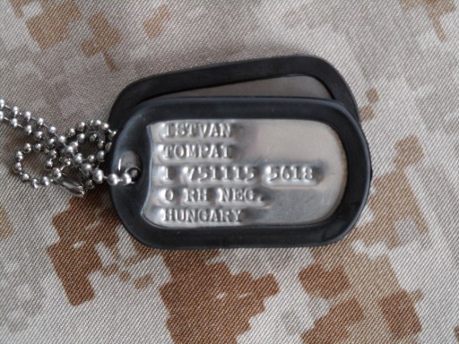 Dögcédula - Dog Tag készítés - beütés: www.legiosmilitary.hu