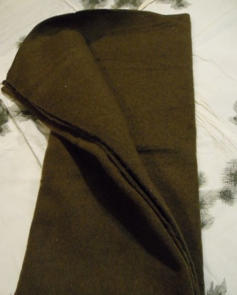 Magyar katonai lópokróc, gyapjú takaró, újszerű állapotú